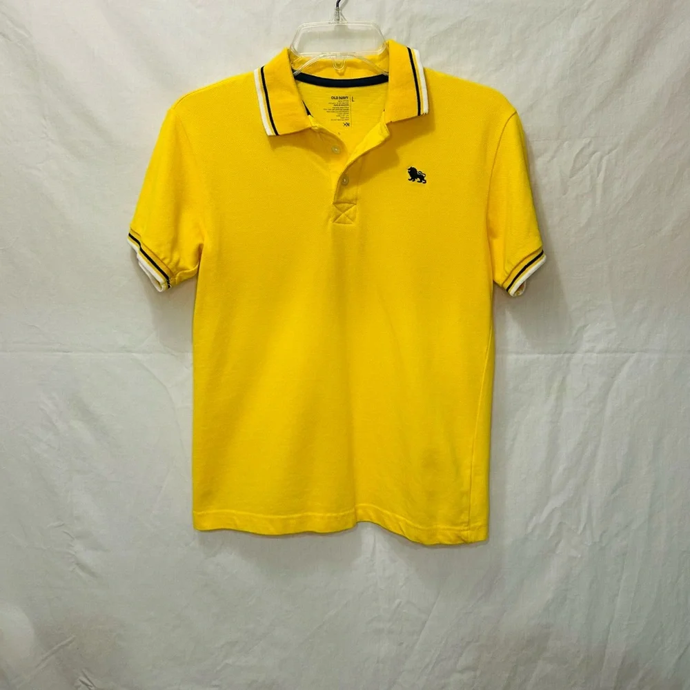 Boys Old Navy Bright Yellow Polo Shirt